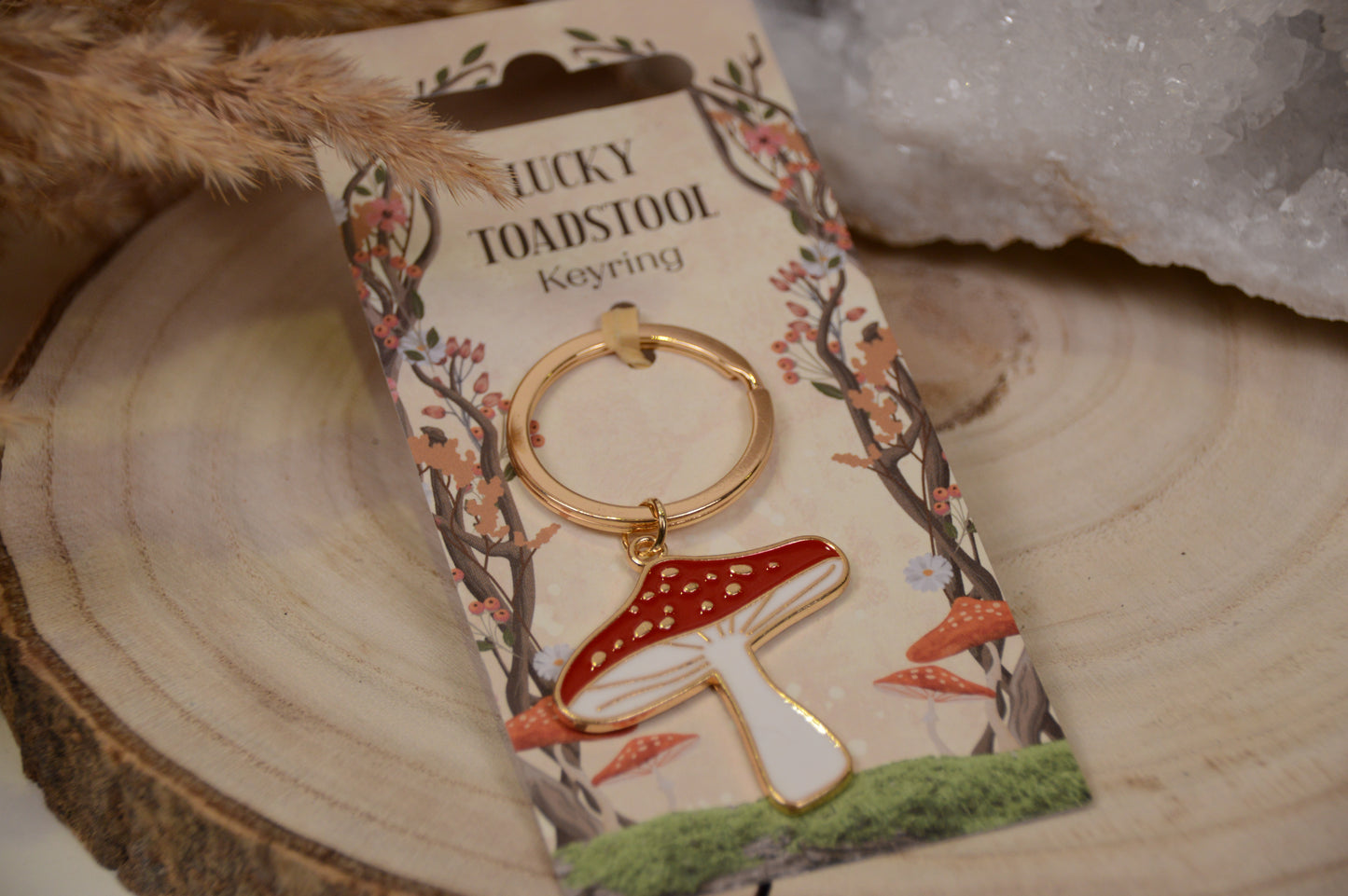 Lucky Toadstool Schlüsselanhänger