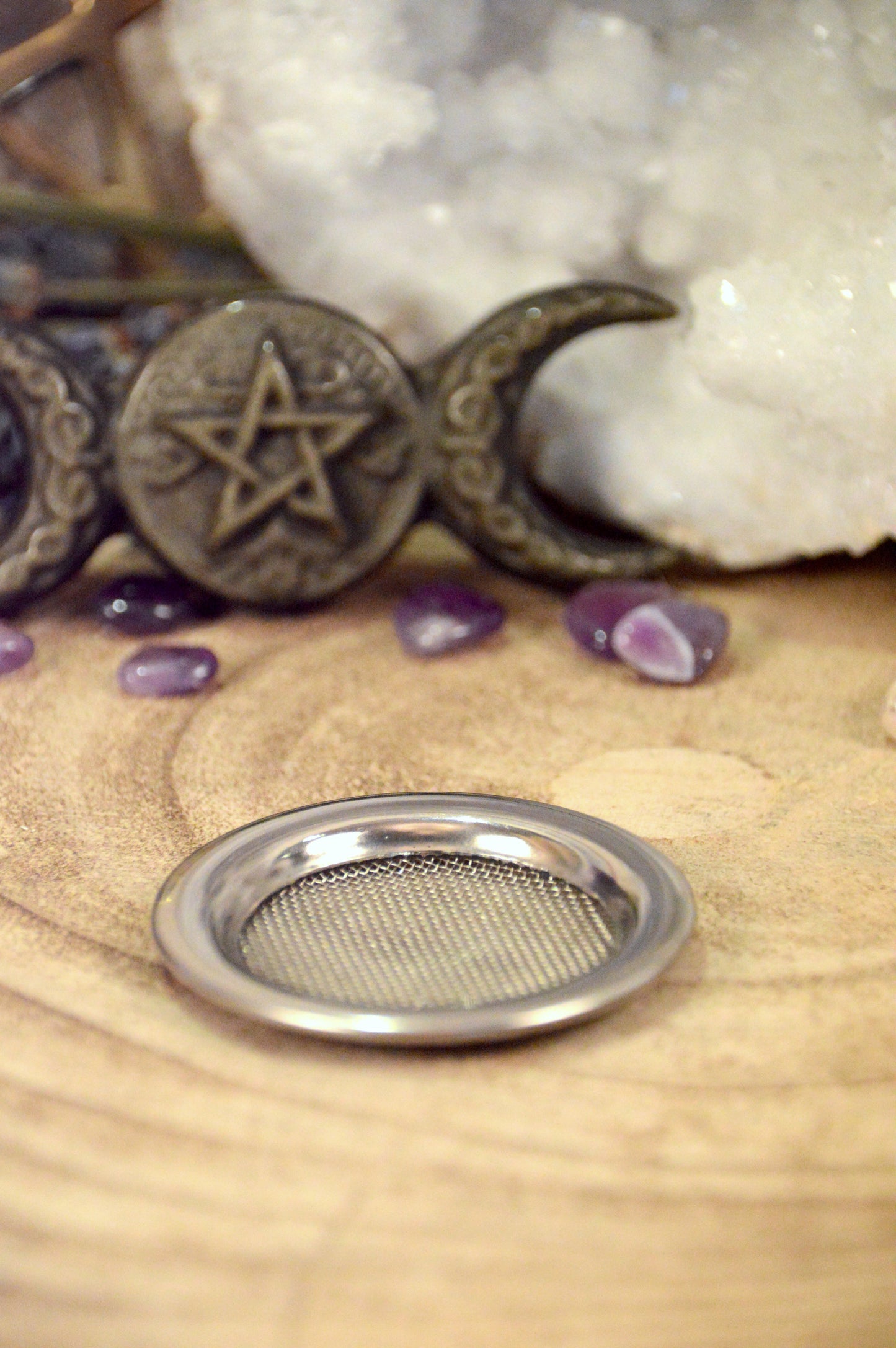 Räuchersieb-Deckel aus Messing