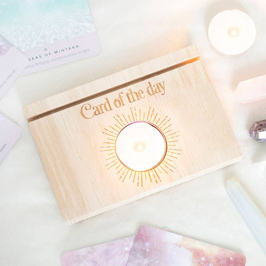 Kartenhalter mit Teelicht