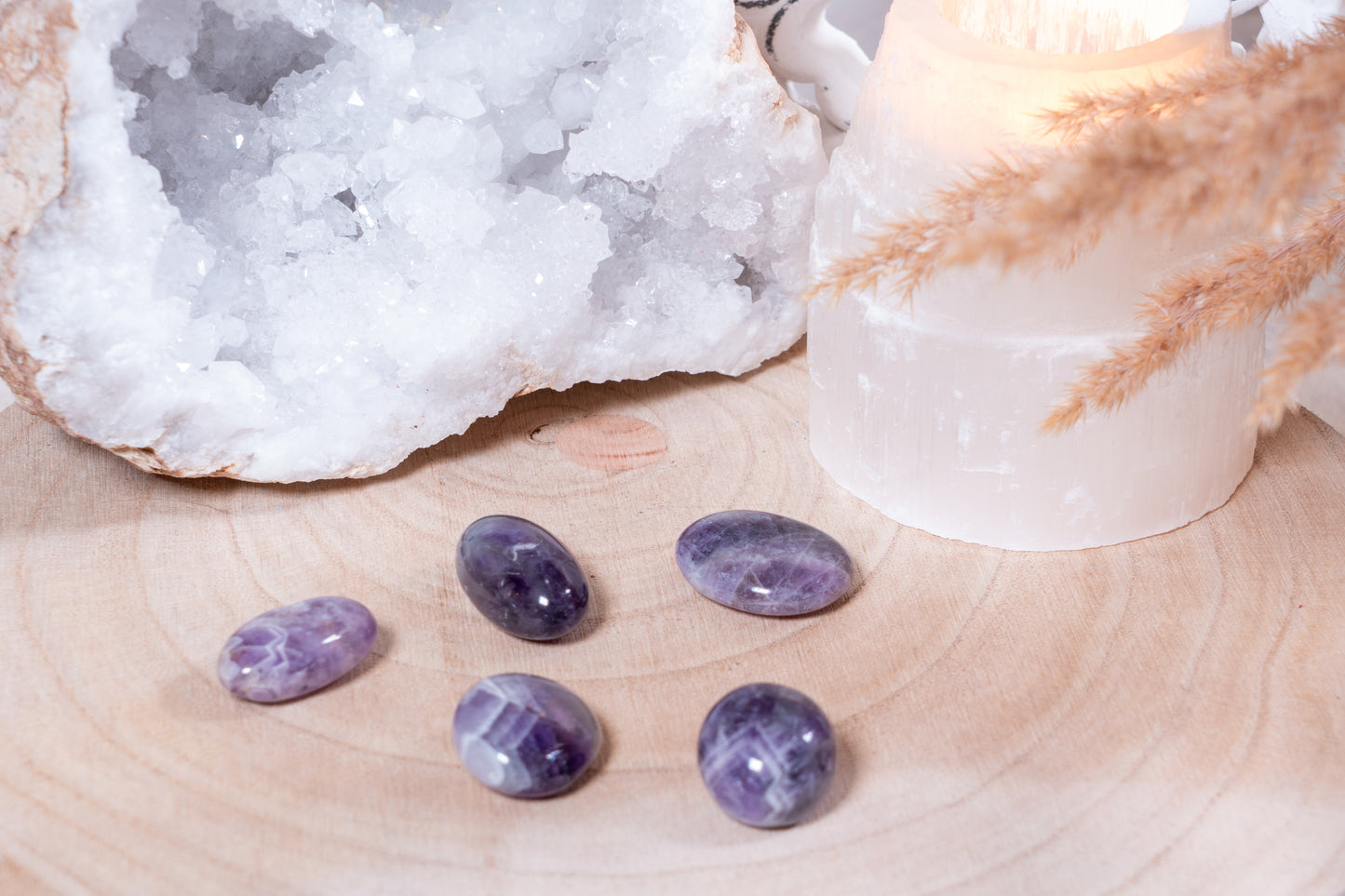 Amethyst Trommelsteine