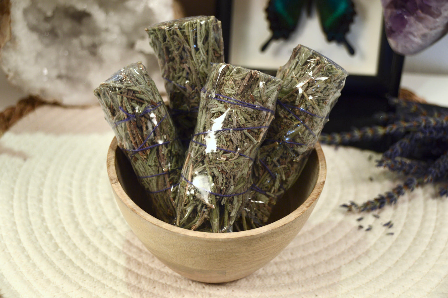 Lavendelblätter Smudge