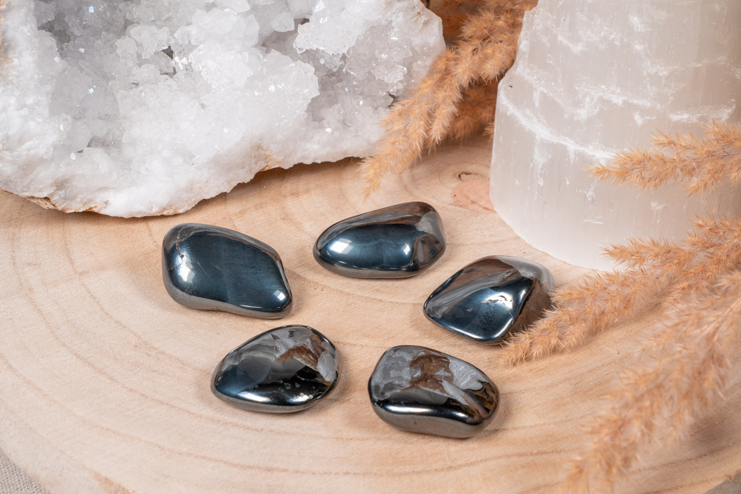 Hämatit Trommelstein XL