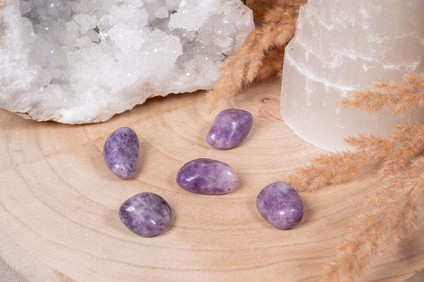 Lepidolith Trommelstein