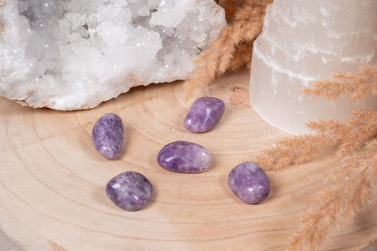 Lepidolith Trommelstein