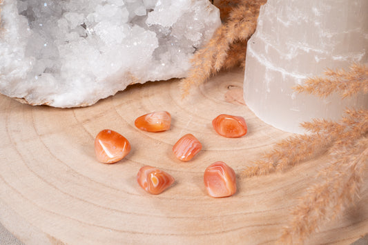 Karneol Trommelstein S