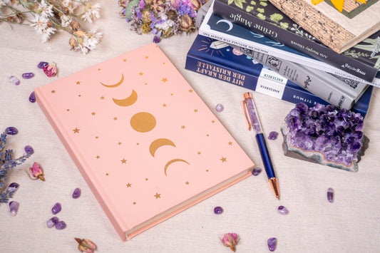 Notizbuch Mondphasen & Sterne