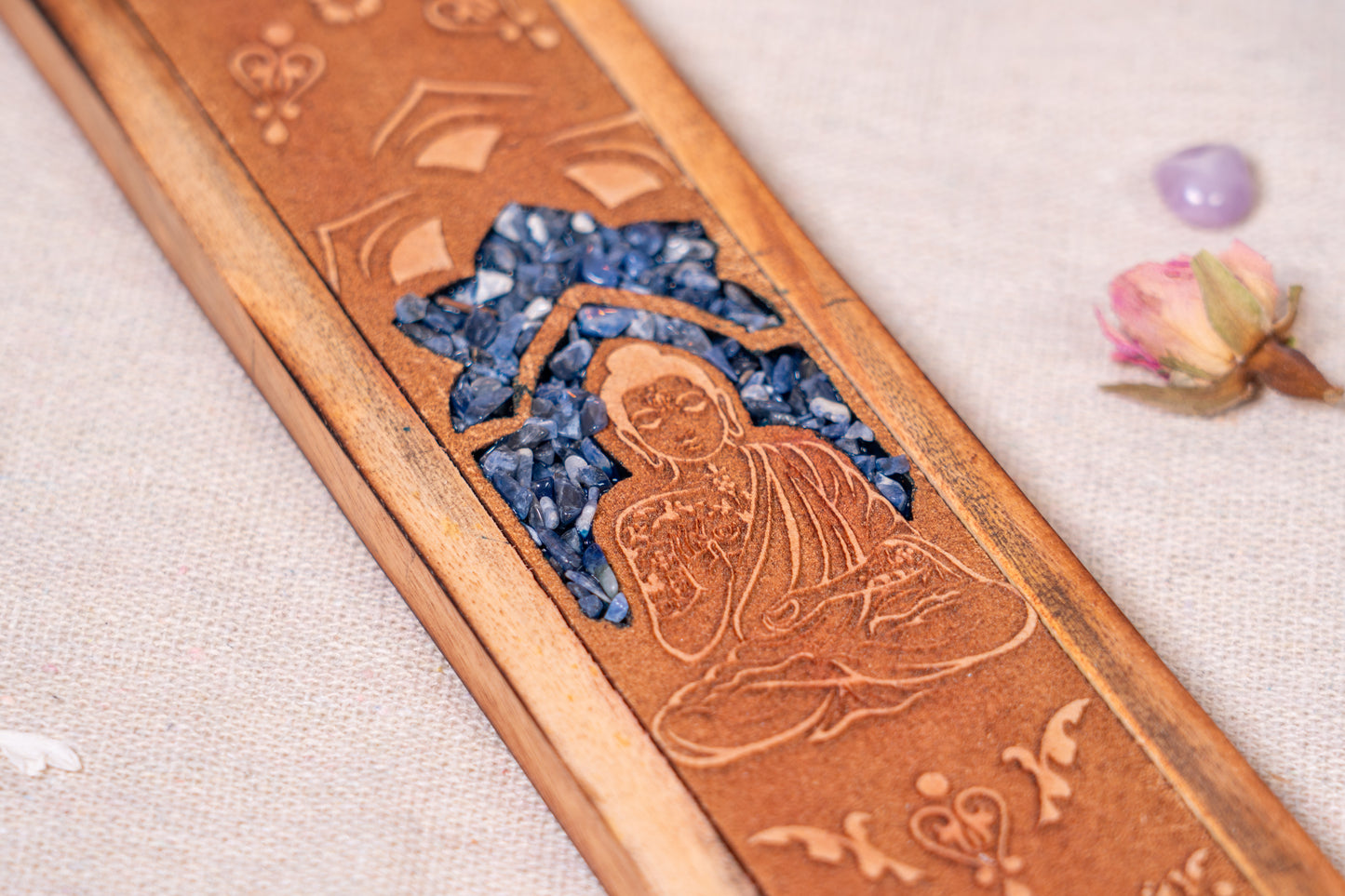 Räucherstäbchenhalter Buddah Sodalit