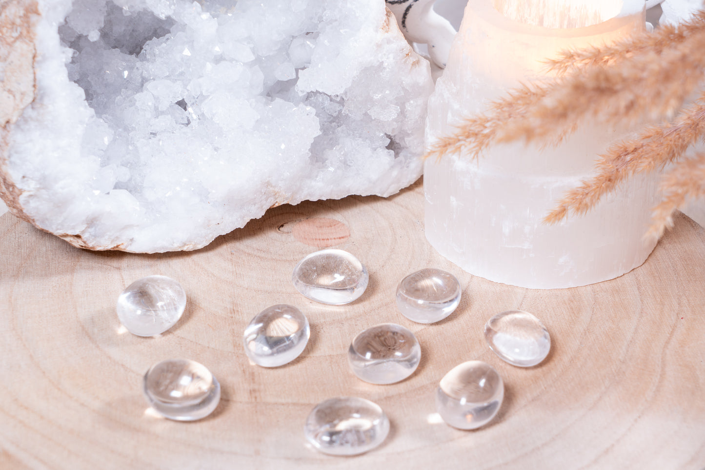 Bergkristall HQ Trommelsteine