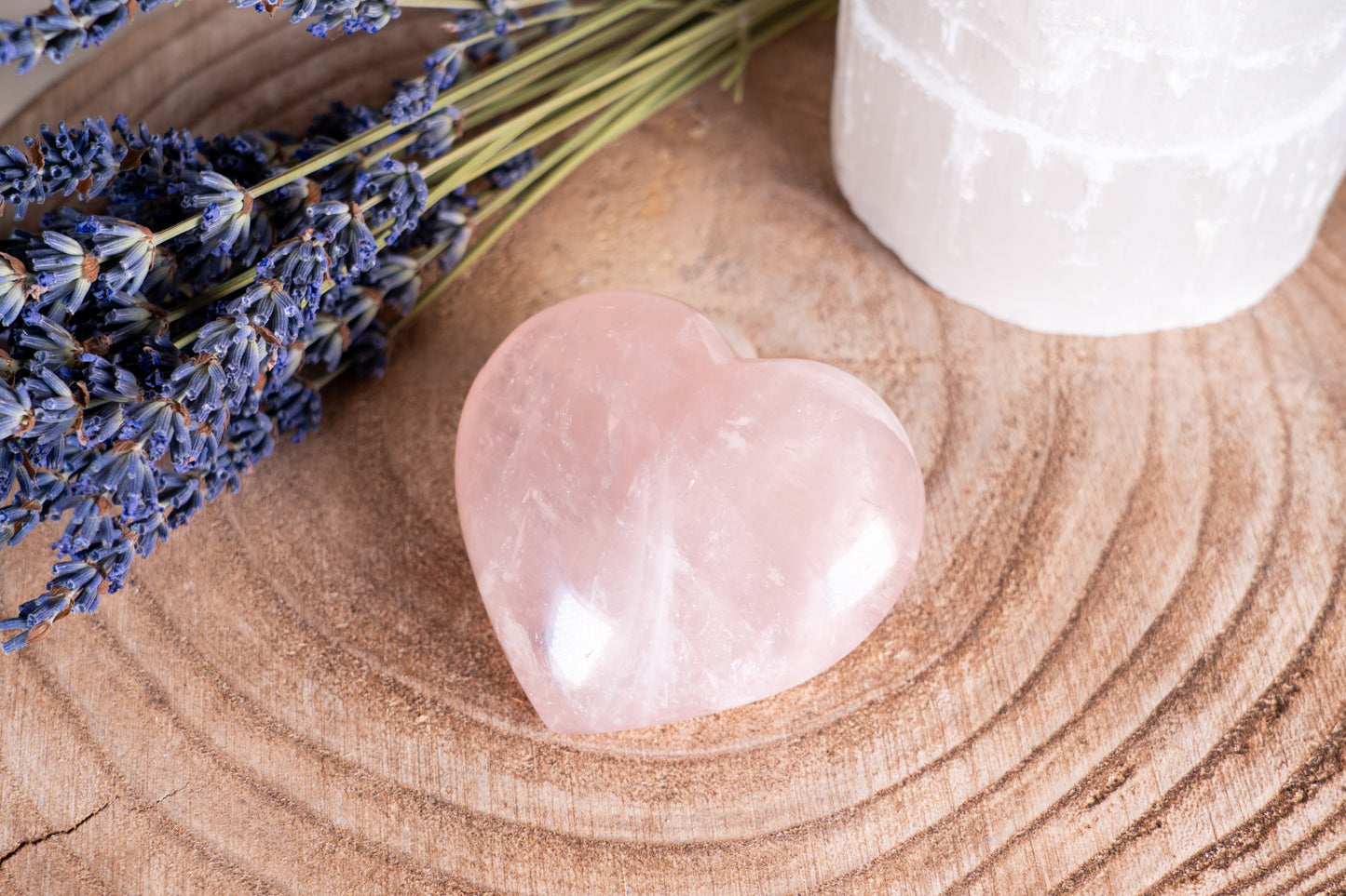 Rosenquarz Herz