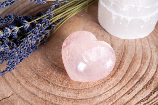 Rosenquarz Herz