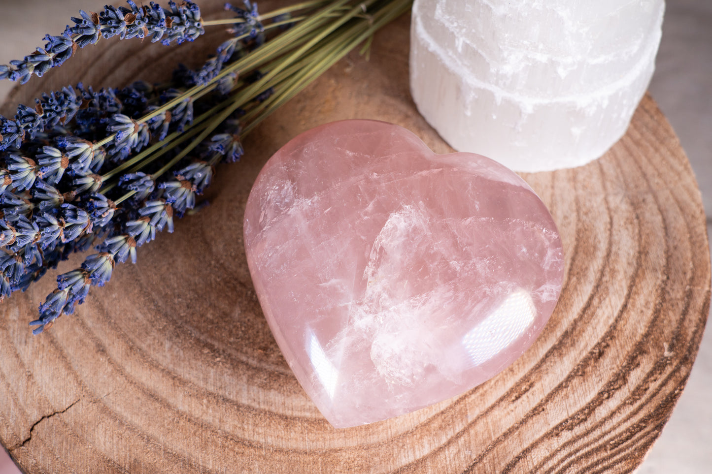 Rosenquarz Herz