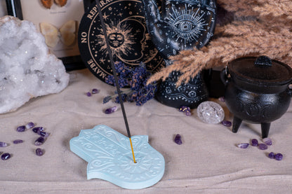 Räucherstäbchenhalter Hamsa Hand „Kali“